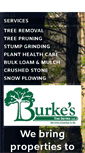 Mobile Screenshot of burkestreeservice.net